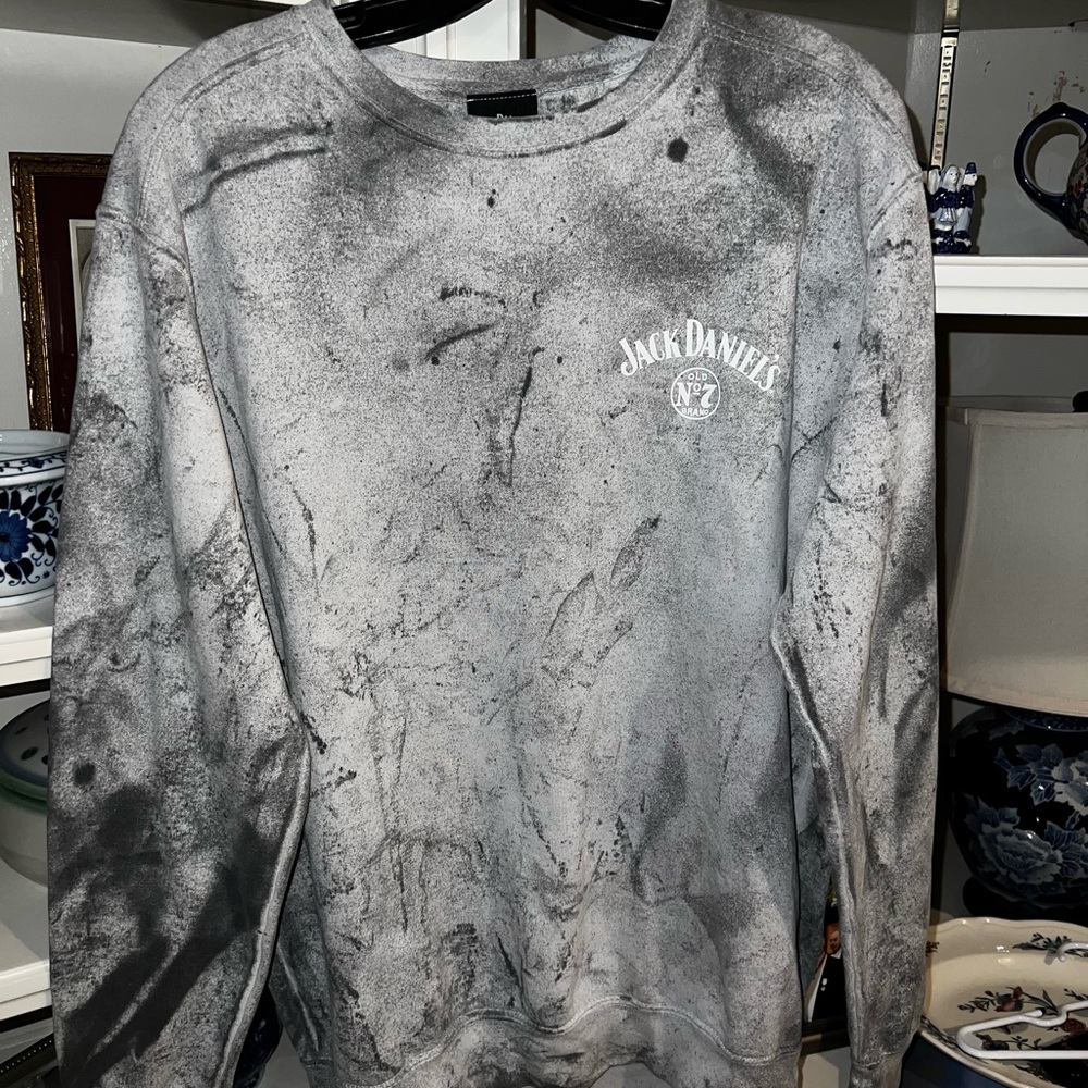 Jack Daniels Gray Men's Sweatshirt